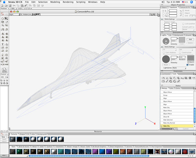 3D wireframe