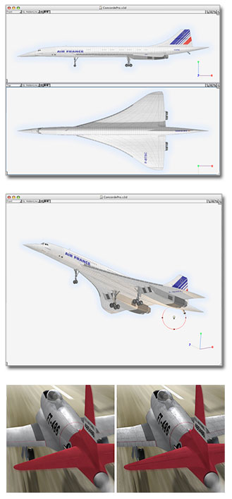 3D Plane Models