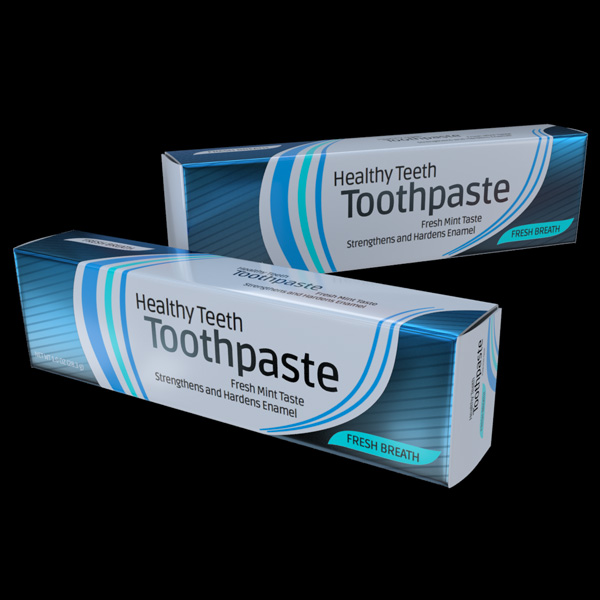 Download Metallic Toothpaste Box Packaging - Strata Yellowimages Mockups