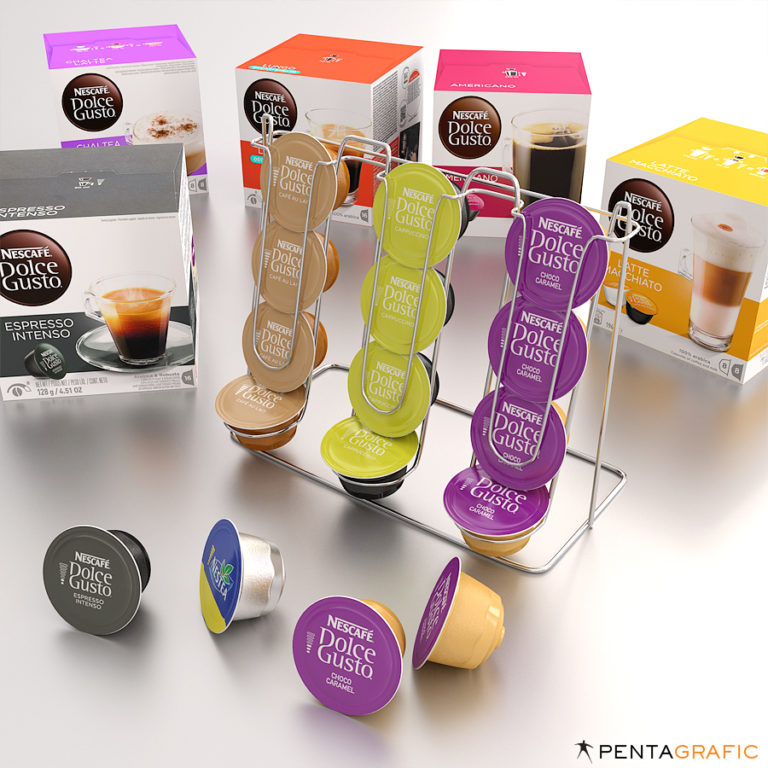 Nescafe Dolce Gusto Capsules + Box + Dispenser v1 Strata