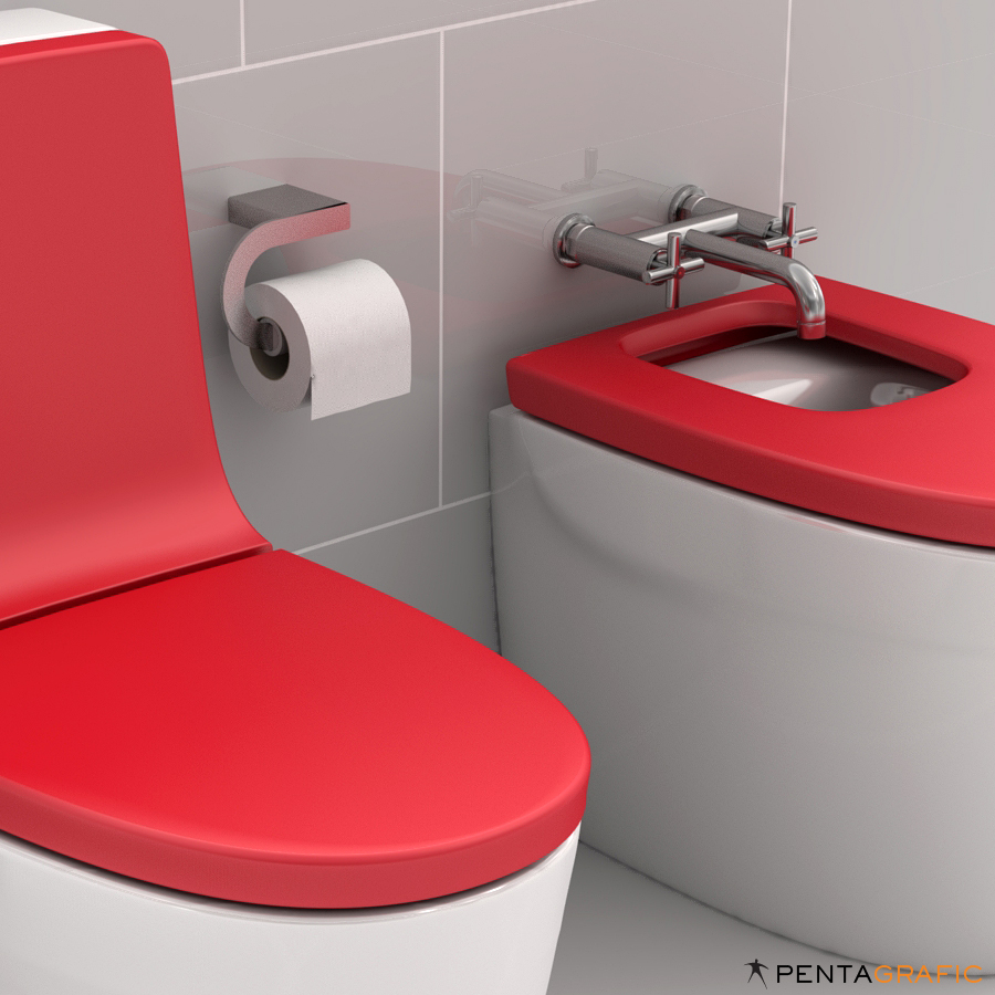 WC + Bidet set Khroma Roca v2 Strata