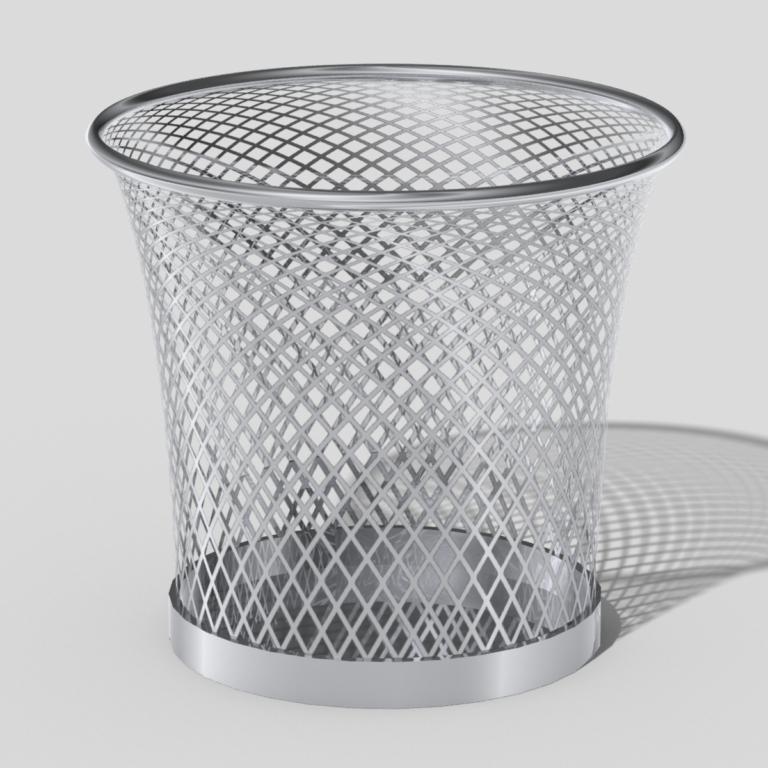 Wire Trash Bin 03b Strata